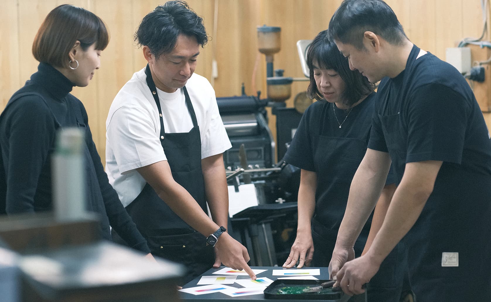 活版TOKYO2026に向け真剣に話し合う様子