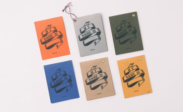 活版で作成したミニノート