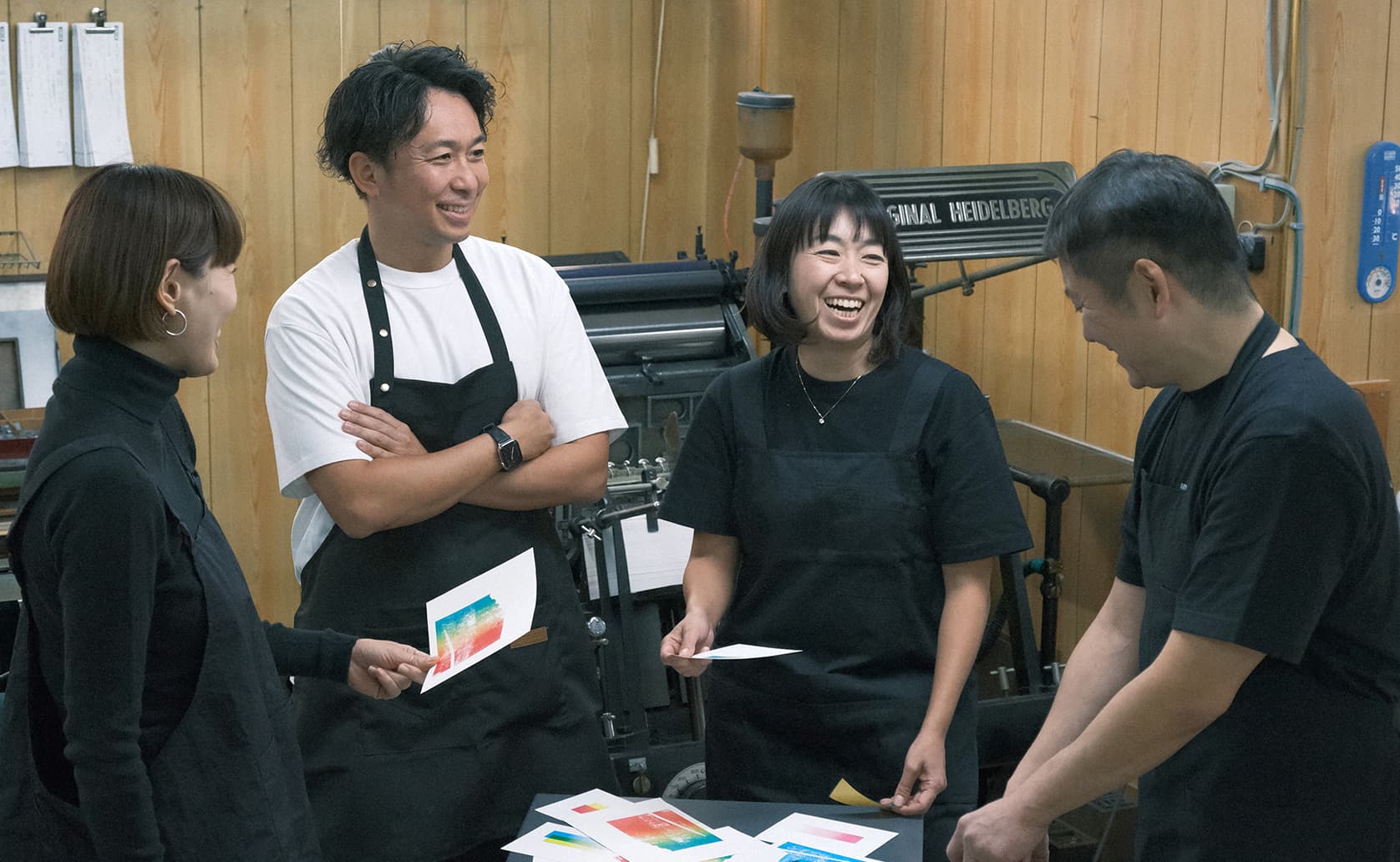 活版TOKYO2026に向けて、実験中の手法の活用方法を話し合う様子