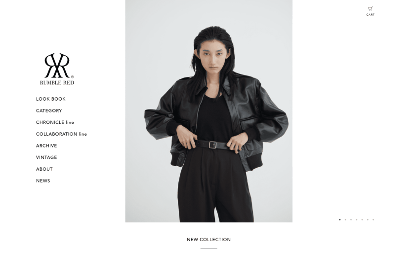 ランブルレッド様のウェブサイトTOP画像